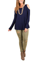 OEM Ladies Navy T-Shirts