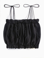 NEW FEELING Womens Black Camis