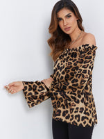 OEM Ladies Leopard Blouses