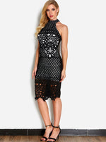 ODM Ladies Sleeveless Midi Dress