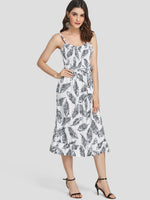 NEW FEELING Womens White Casual Dresses