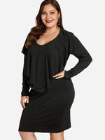 Custom Sexy Black Plus Size Dresses