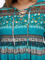 ODM Ladies Long Sleeve Plus Size Mini Dress