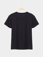 NEW FEELING Womens Black T-Shirts