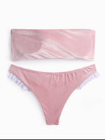 NEW FEELING Womens Pink Bikinis