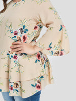 OEM ODM Womens 3/4 Sleeve Plus Size Tops