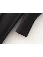 OEM Ladies Black V-Neck Dresses