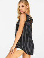 NEW FEELING Womens Black Camis