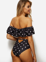 NEW FEELING Womens Black One-Pieces