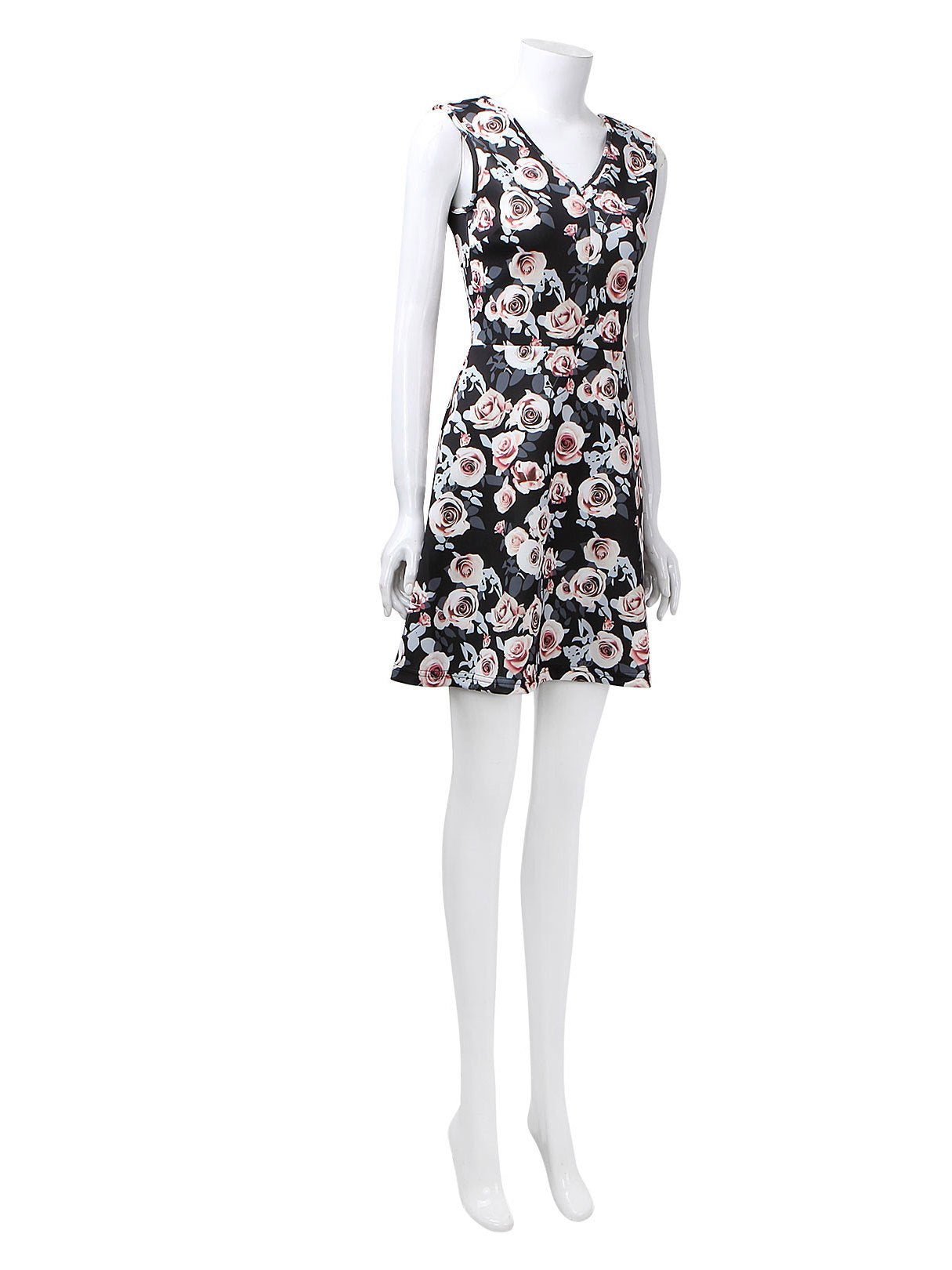 OEM Ladies Multi V-Neck Dresses