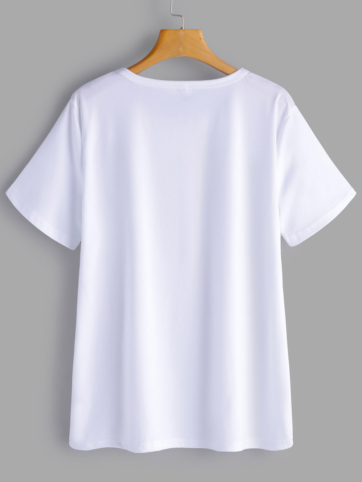 NEW FEELING Womens White Plus Size Tops