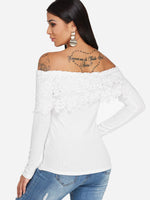 NEW FEELING Womens White T-Shirts