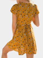 NEW FEELING Womens Yellow Mini Dresses