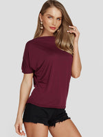 OEM Ladies Burgundy T-Shirts