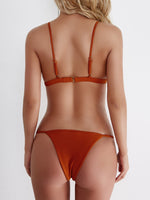 NEW FEELING Womens Orange Bikinis