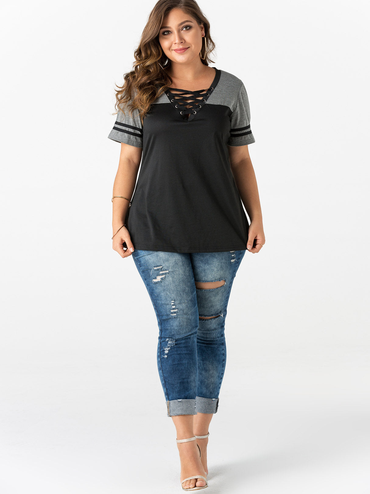 OEM ODM Plus Size Womens Tops Cheap