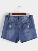 NEW FEELING Womens Sky Blue Plus Size Bottoms