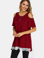 OEM Ladies Red Shirt Dresses