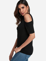 OEM Ladies Black T-Shirts