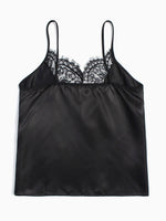 NEW FEELING Womens Black Camis