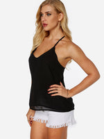 OEM Ladies Black Camis
