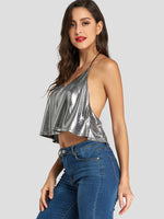OEM Ladies Silver Camis