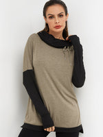 OEM Ladies Khaki T-Shirts
