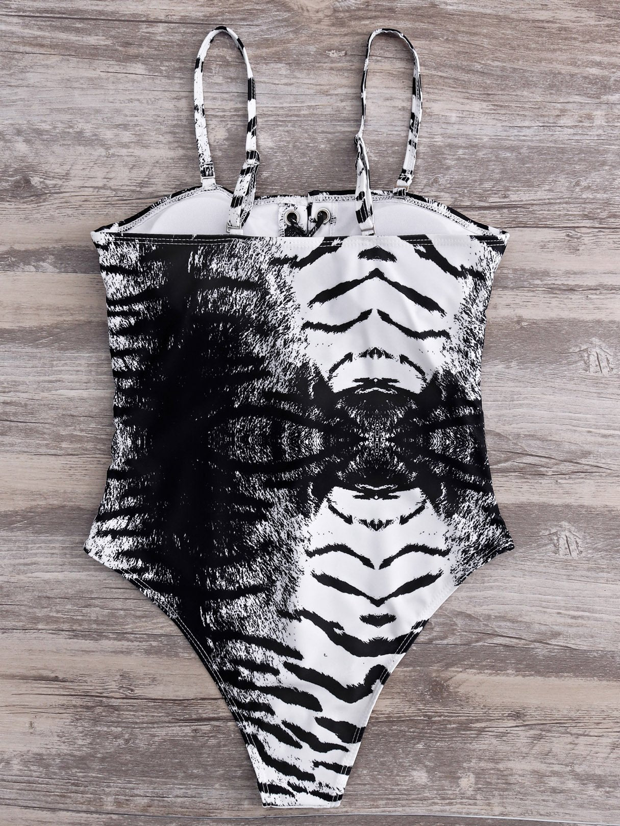 NEW FEELING Womens Black One-Pieces