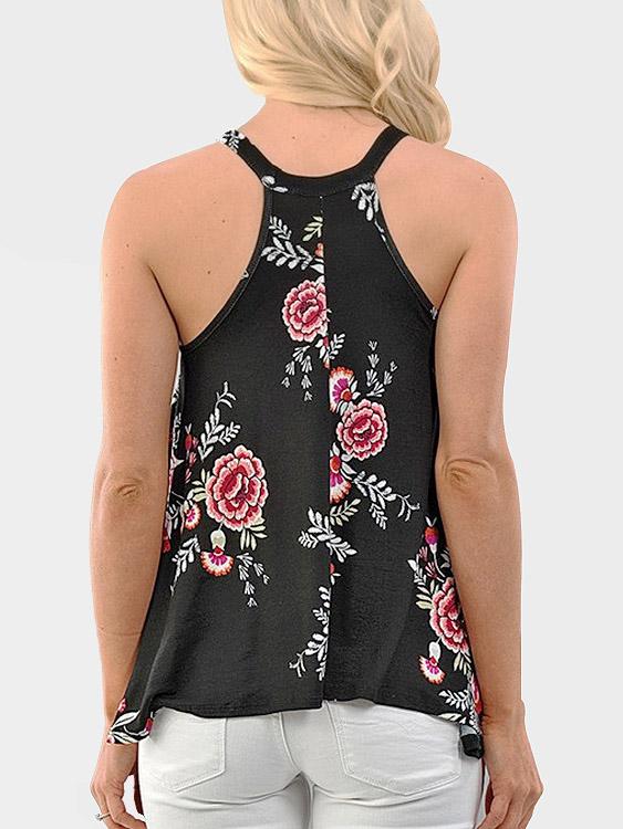 NEW FEELING Womens Black Camis