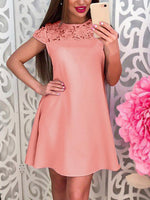 ODM Ladies Short Sleeve Casual Dress