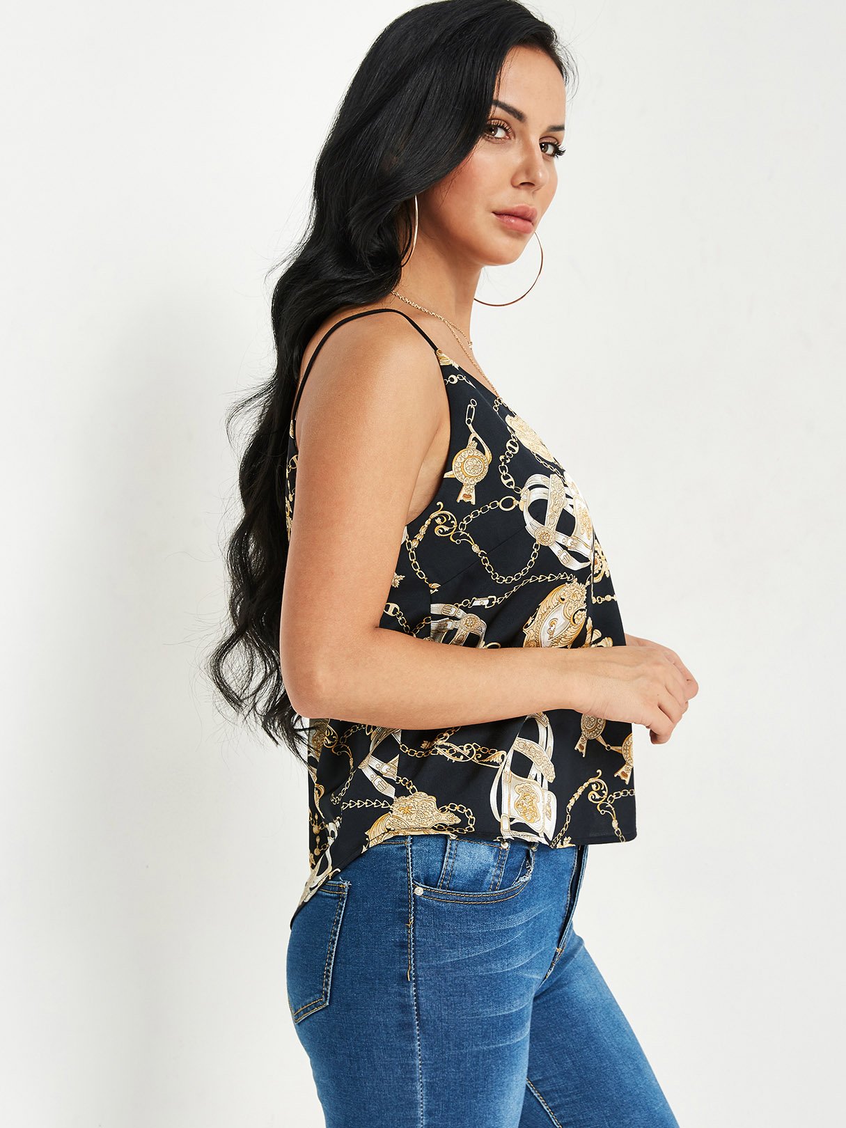 OEM Ladies Black Camis