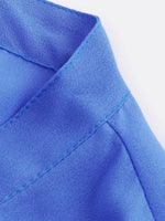 OEM Ladies Sky Blue Plus Size Tops