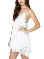 OEM Ladies White Mini Dresses