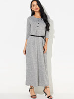 ODM Ladies 3/4 Sleeve Maxi Dress