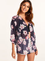 OEM Ladies Floral Cover-Ups