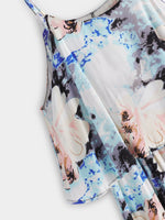 OEM Ladies White Floral Dresses