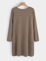 NEW FEELING Womens Khaki Midi Dresses