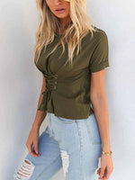 OEM Ladies Army Green T-Shirts