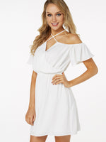 ODM Ladies Short Sleeve Casual Dresses