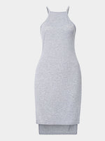 NEW FEELING Womens Grey Sexy Dresses