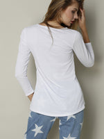 OEM Ladies White T-Shirts