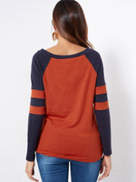 NEW FEELING Womens Orange T-Shirts