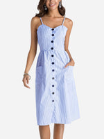 Wholesale Sleeveless Side Pockets Sexy Dress