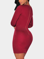 NEW FEELING Womens Red Sexy Dresses