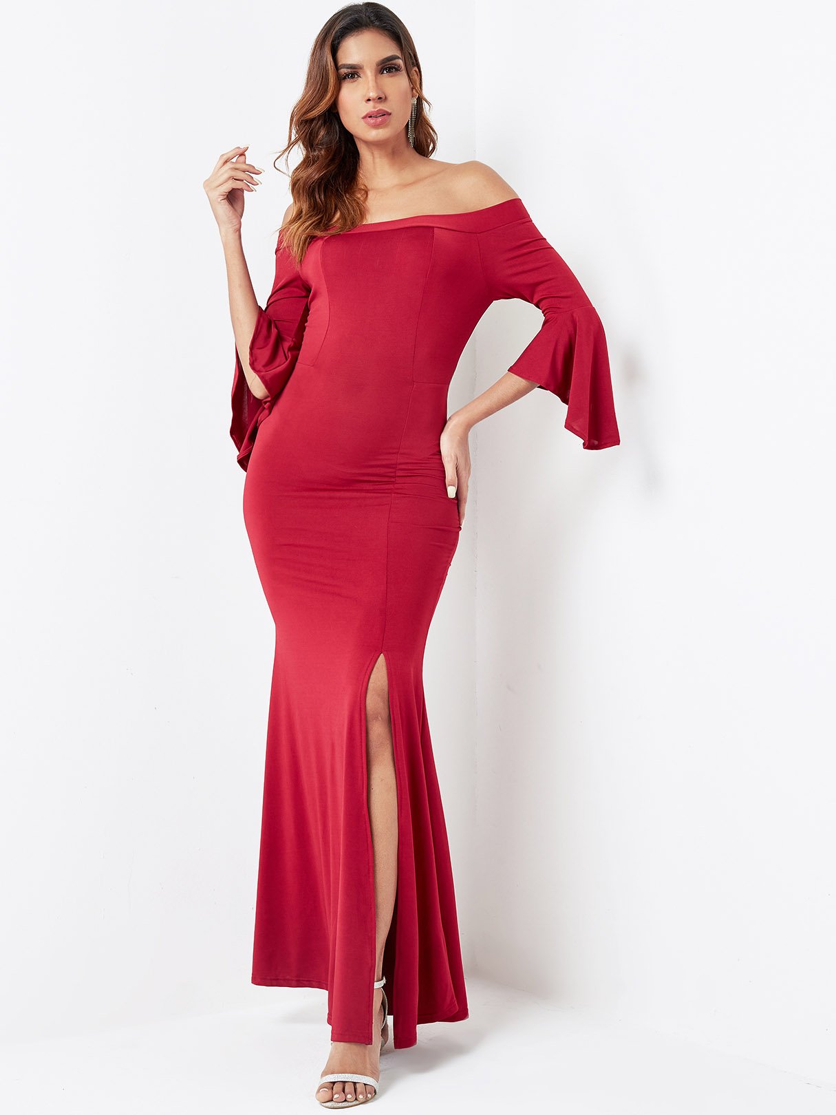 ODM Ladies 3/4 Sleeve Dresses