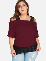 Custom Plus Size Womens Black Tops