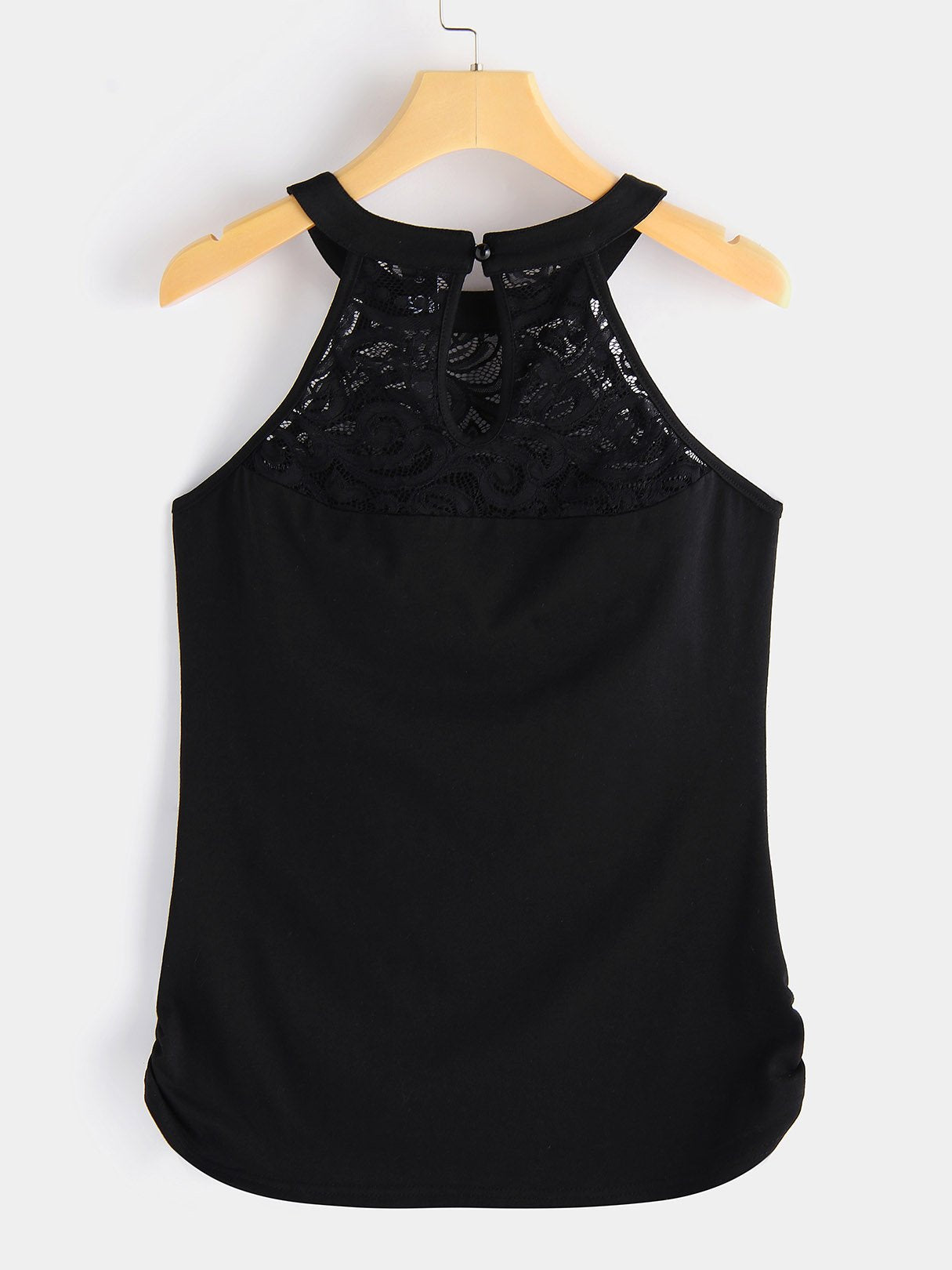 NEW FEELING Womens Black Camis