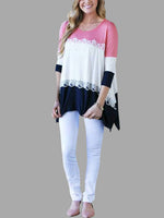 NEW FEELING Womens Multi T-Shirts