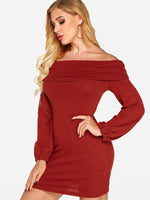 ODM Ladies Long Sleeve Dress