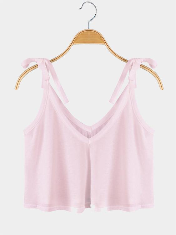 NEW FEELING Womens Pink Camis